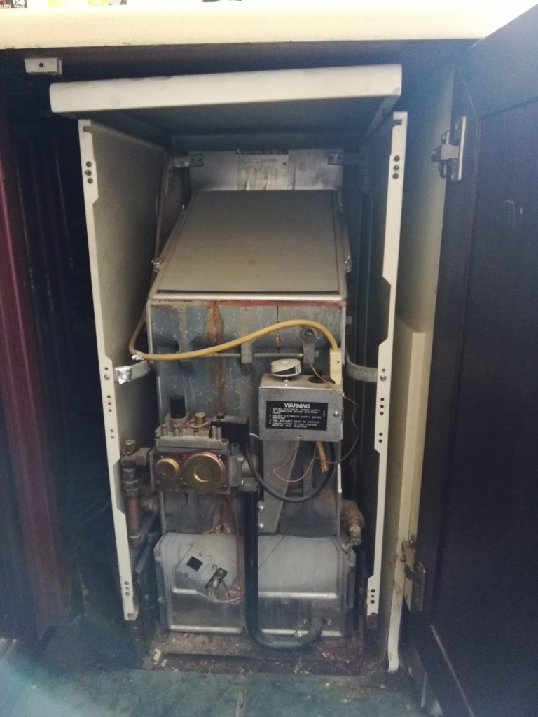 Floor standing boiler